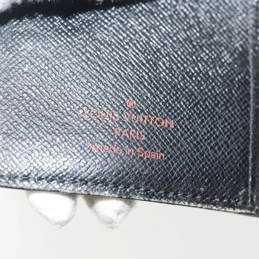 LOUIS VUITTON Epi Agenda PM Day Planner Cover Blue R20055 LV Auth bs28570